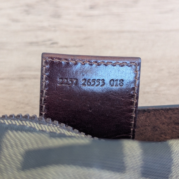 Fendi Zucca Canvas Mini Baguette Wristlet - Brown/Black - Picture 16 of 16